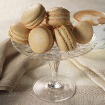 Coffee and Vanilla Cream French Macarons
