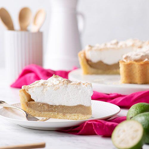 Feijoa Meringue Pie