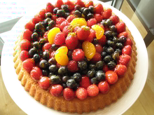 Easy Fruit Flan