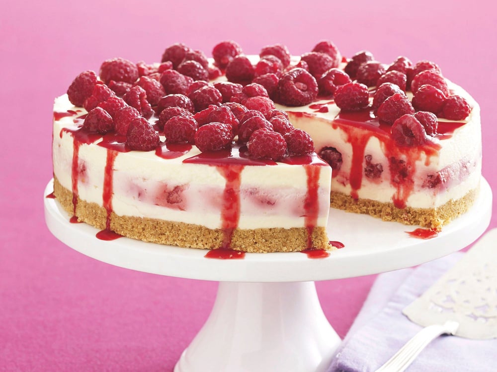 No Bake Cheesecake: White Chocolate Raspberry Recipe | Chelsea Sugar