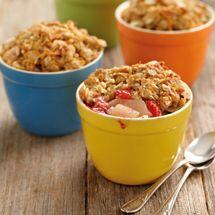 Pear and Strawberry Anzac Crumble