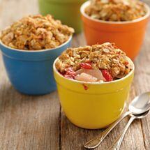 Pear and Strawberry Crumble