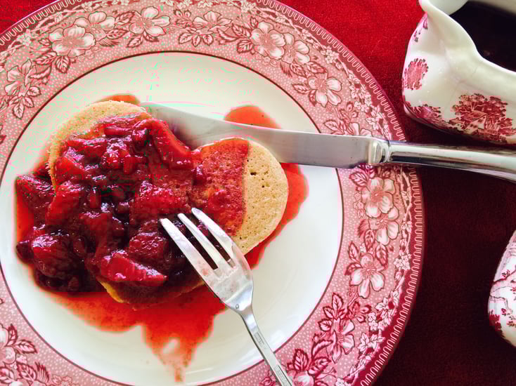 Pomegranate and Strawberry Syrup