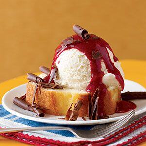 Raspberry Ice Cream Sauce