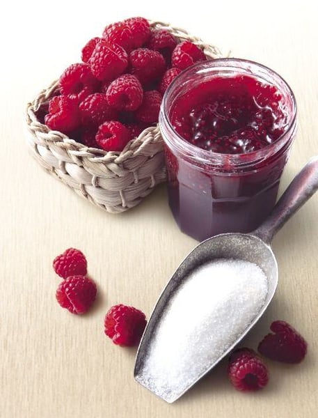 Raspberry, Strawberry and Rosewater Jam