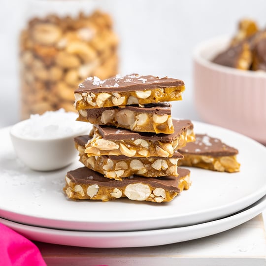 Chocolate Coated Nut Brittle