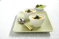 Blueberry, Passionfruit and Lime Cheesecakes