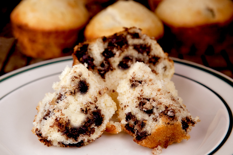Chocolate Chip Ginger Muffins