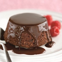 Chocolate Polenta Puddings - Gluten Free