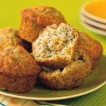 Crunchy Lemon Poppyseed Muffins