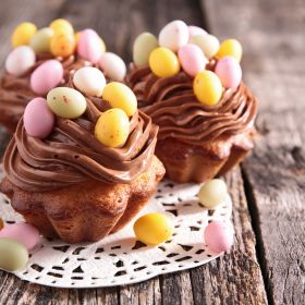 Easter Egg Choc Cupcakes