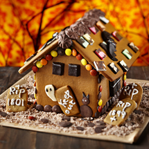 Halloween Haunted Gingerbread House