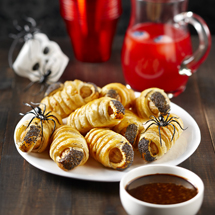 Halloween Witches Fingers with BBQ Sauce