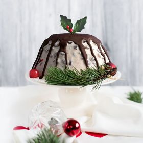 Ice Cream Christmas Pudding