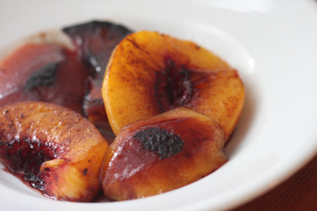 Peaches In Red Wine