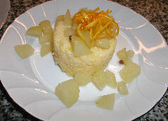 Pear Condé Dessert