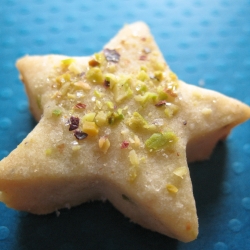 Pistachio Shortbread Stars