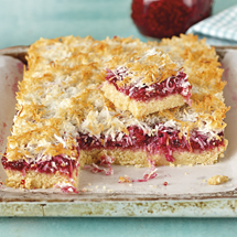 Raspberry Jam Slice - Gluten Free