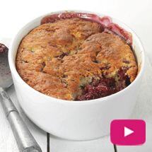 Self Saucing Mixed Berry Pudding