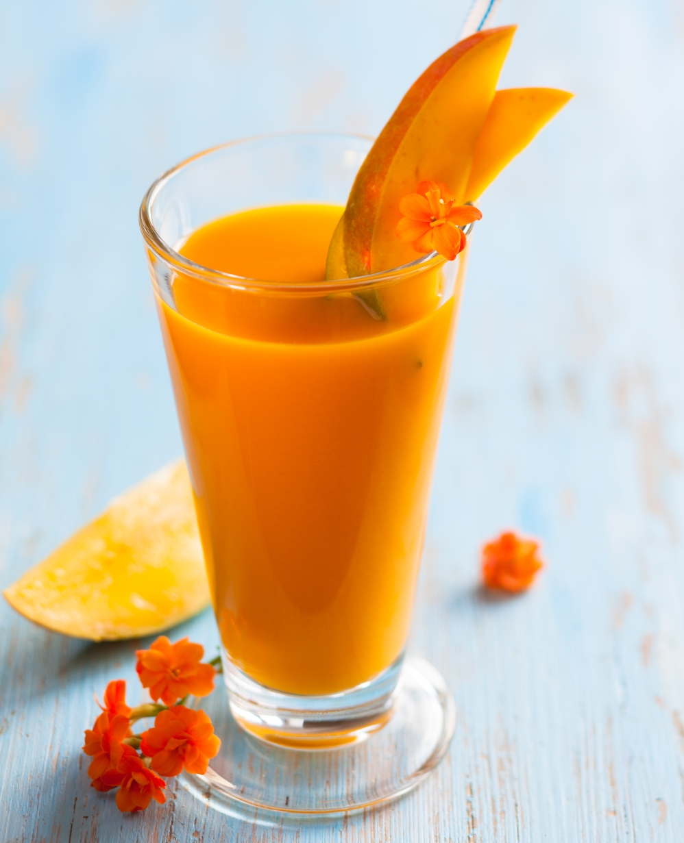 Sweet Orange and Papaya Smoothie